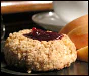 Connecticut Muffin Co. raspberry thumbprint cookie